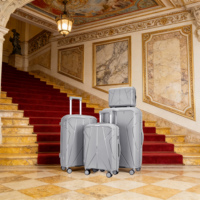 Valise rigide de luxe rose, sac de voyage mignon, anti-rayures, esthétique, valise à roulettes pour femmes et filles, vente en gros