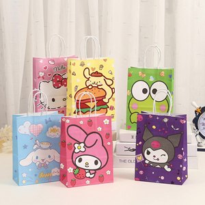<strong>Cartoon</strong> Printed Birthday Party Candy Gift Packaging <strong>Bag</strong> Cute Shopping Kraft Paper <strong>Bag</strong> - Product Image 1