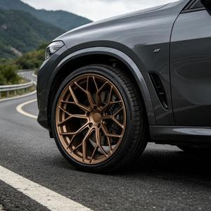 <span class=keywords><strong>Jantes</strong></span> de voiture forgées sur mesure en une seule pièce, or bronze, 5 branches, 19-24 pouces, légères, pour <span class=keywords><strong>BMW</strong></span> Série 7, Mercedes Classe S - Product Image 6