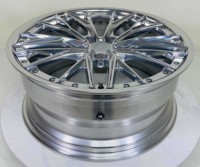 Ruedas de Aleación de Aluminio 6061 T6 Forjadas Multirradio Totalmente Pulimentadas, Prensadas a 12000T, Certificación TUV JWL VIA Std S4-00117 18-24 Personalizadas