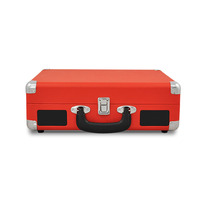 Ancien phonographe, organisateur de vinyles et de cassettes, tourne-disque portable, haut-parleur rétro, étui pour lecteur de disques, boîte pour la maison et les voyages