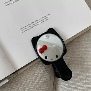 Hello Kitty Reflective Selfie <b>Mirror</b> 10.5x5cm Black <b>Plastic</b> Cartoon Style Home Use - Product Image 4