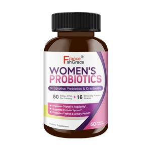 Cápsulas Probióticas para Mujeres con Etiqueta Personalizada, Promueven una Flora Vaginal y un Tracto Urinario Más Saludables, 60 Cápsulas, Suplemento Probiótico para Mujeres - Product Image 1
