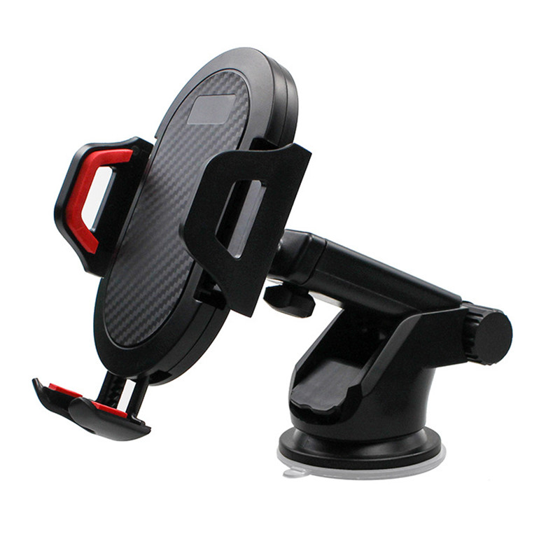 Floveme GZ-3115 Universal Car Mobile Phone Holder - 360° Rotatable Suction Cup Mount for Dashboard,
