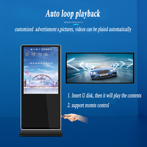 High-Quality Mobile Indoor Floor <b>Stand</b> Digital Display Full HD Screen Sleek Design for Retail & Office Advertising - Product Image 5