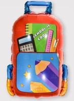 Sac à dos pour crayons, ballons bus scolaire, ballons de rentrée scolaire, sac de remise de diplôme en aluminium, ballon