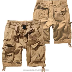 Custom Meerdere Zakken Utility Bermuda Vintage Cargo Shorts Voor Mannen
