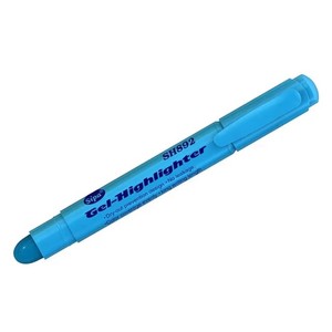 Sh892 Gel <span class=keywords><strong>Highlighter</strong></span> xiên bàn chải tip đa-màu 7 màu sắc mực máy bay phản lực bằng chứng không có Smudge có thể giặt bền - Product Image 3