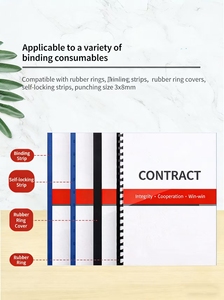 Machine à relier manuelle STB12, directement de l'usine, pour 450 feuilles, 21 trous, format A4, perforatrice pour <span class=keywords><strong>bureau</strong></span> et école - Product Image 4