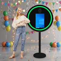 Miroir magique photo interactif 21,5 pouces pour fêtes, compatible DSLR et smartphones, avec logiciel