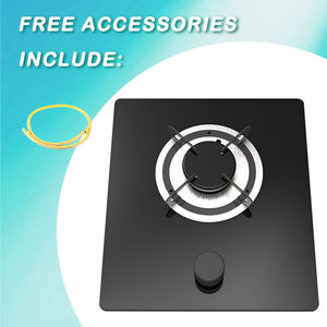 Table de cuisson à gaz à brûleur unique en acier inoxydable SS304, cuisinière portable en verre trempé de 8 mm pour camping-car, <span class=keywords><strong>caravane</strong></span>, cuisine mobile et petite cuisine - Product Image 6