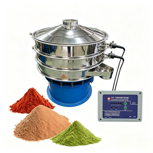 Machine de tamisage rotative à ultrasons industrielle, séparateur de particules en poudre pour l'alimentation, le plastique et les produits chimiques - Product Image 2