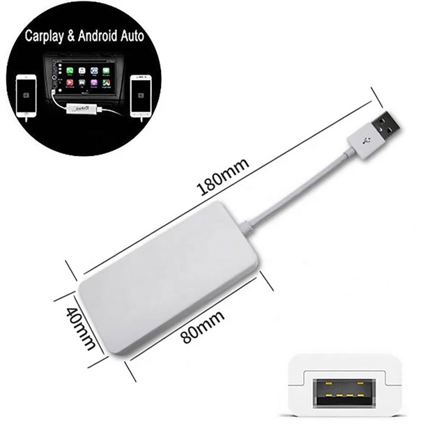 Carplay USB Dongle  Navigation Player Plug and Android Auto Smart Link Dongle for Apple CarPlay Android  Auto Smart Box