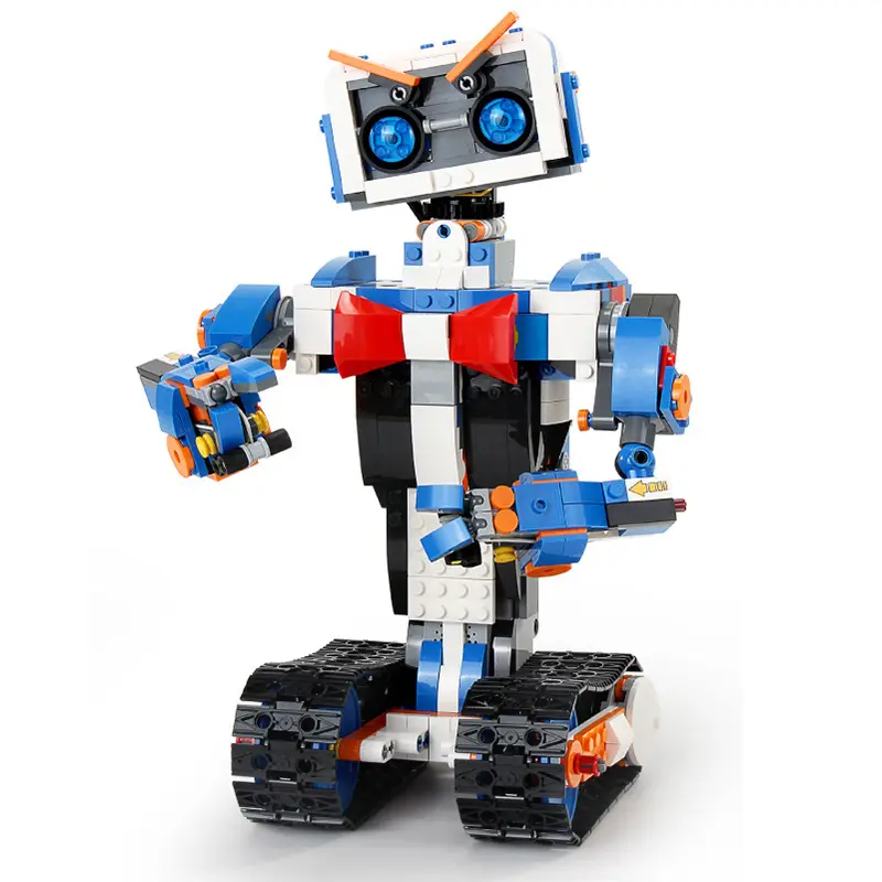 High Tech Electronic Toys Remote Control Intelligent Robot DIY Sets Kids Educational Building Blocks Brick Robot