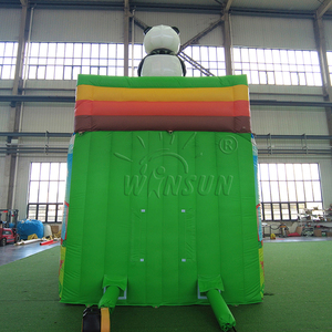 บ้านลมเป่าลม WINSUN รุ่น Jungle Adventure พร้อมสไลเดอร์รูปแพนด้าและนกแก้ว สำหรับเด็ก จัดงานปาร์ตี้กลางแจ้ง ให้เช่าเพื่อการพาณิชย์ - Product Image 5
