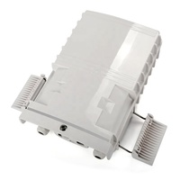 Caja de terminales Ftth de 24 núcleos, caja de distribución de fibra óptica IP65, impermeable, para exteriores, montada en la pared, caja de empalme de fibra óptica OTB FAT