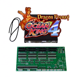 Máquina de Videojuegos Arcade Popular en EE. UU., Ocean King 4 Dragon Frenzy, Juego de Disparos de Peces para 8 Jugadores, para Salón de Juegos - Product Image 1