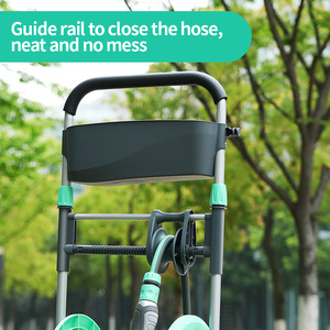 <span class=keywords><strong>Yardworks</strong></span> automatique 40M stockage de tuyau en acier inoxydable Suncast rétractable résine eau lourde tuyau d'arrosage enrouleur chariot-2 roues - Product Image 2