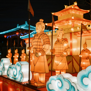 Tùy chỉnh Terra Cotta chiến binh đèn lồng người lính cổ hình ánh sáng cho lễ Tạ ơn triển lãm Bảo tàng văn hóa du lịch bán - Product Image 4