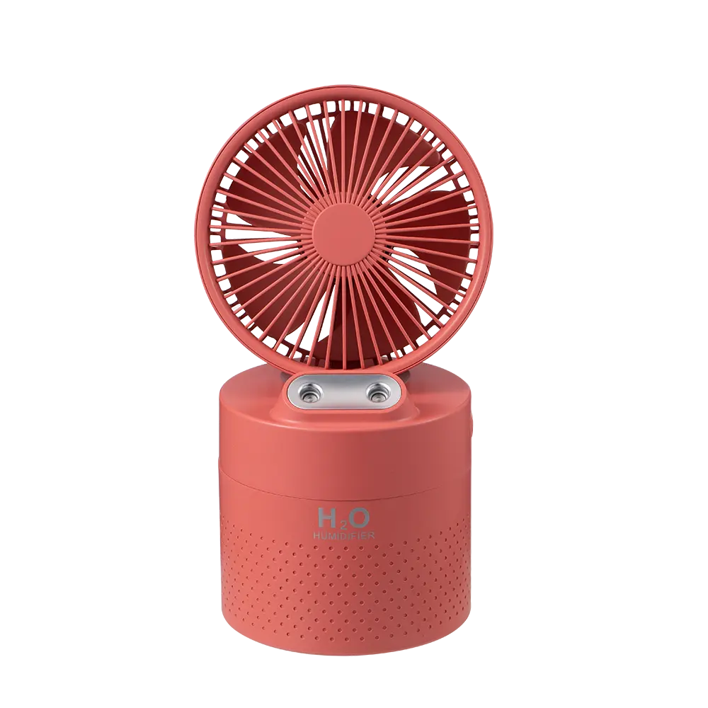 Беспроводной Вентилятор увлажнителя воздуха, многофункциональный ультразвуковой распылитель холодного тумана с вентилятором