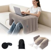 Inflatable Reading Pillow, Laptop Lap Desk with Inflatable Bag, Gaming Pillows for Bed, Couch, Floor, Leg Elevation Pillow