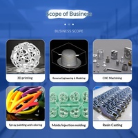 Services d'impression 3D personnalisés HANCHI pour prototypes, pièces industrielles, figurines utilisant la stéréolithographie SLA, précision de 0,01 mm