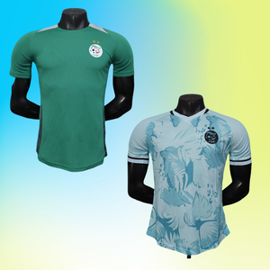 <span class=keywords><strong>Maillot</strong></span> de football <span class=keywords><strong>rose</strong></span> de qualité thaïlandaise 2526 en gros, séchage rapide, coupe automatisée pour l'Algérie – Collection Afrique des Nations - Product Image 4