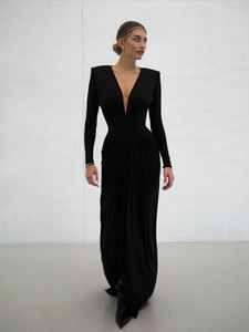 Robe midi plissée en mousseline de soie à imprimé floral rose et vert, élégante, col en V, sans manches, pour femme, idéale pour les vacances romantiques d'été ou les mariages - Product Image 3