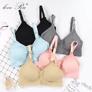 <span class=keywords><strong>Reggiseno</strong></span> per allattamento di maternità all'ingrosso senza fili per donne incinte <span class=keywords><strong>reggiseno</strong></span> aperto senza cuciture davanti - Product Image 4
