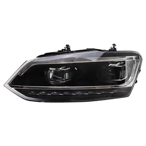 Gruppo Fari a LED per <span class=keywords><strong>Volkswagen</strong></span> VW <span class=keywords><strong>Polo</strong></span> 2011-2018 con Lente Proiettore Laser, DRL, Indicatore di Direzione, Lampada Frontale Sostitutiva Aggiornata - Product Image 4