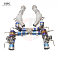 Système d'échappement complet en titane ultra-léger SDO pour Ferrari SF90 4.0T V8 2019+ avec catalyseur haute performance et bouclier thermique