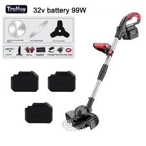 Coupe-herbe sans fil facile à ranger avec poignée télescopique et design compact pour gagner de la place dans le garage ou le hangar - Product Image 4