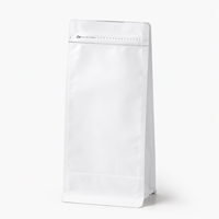 Sachet Doypack Kraft refermable à fermeture éclair avec soufflet de fond pour thé, épices, herbes, viande séchée, friandises pour animaux, aliments secs - Fournisseur d'emballages