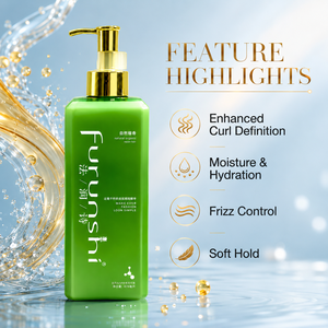 Crema Furunshi para Cabello Rizado, Fijación Suave, Definición de Rizos, Hidratación, Control del Frizz, Mascarilla Capilar Elástica, Sérum para Cabello Rizado - Product Image 1