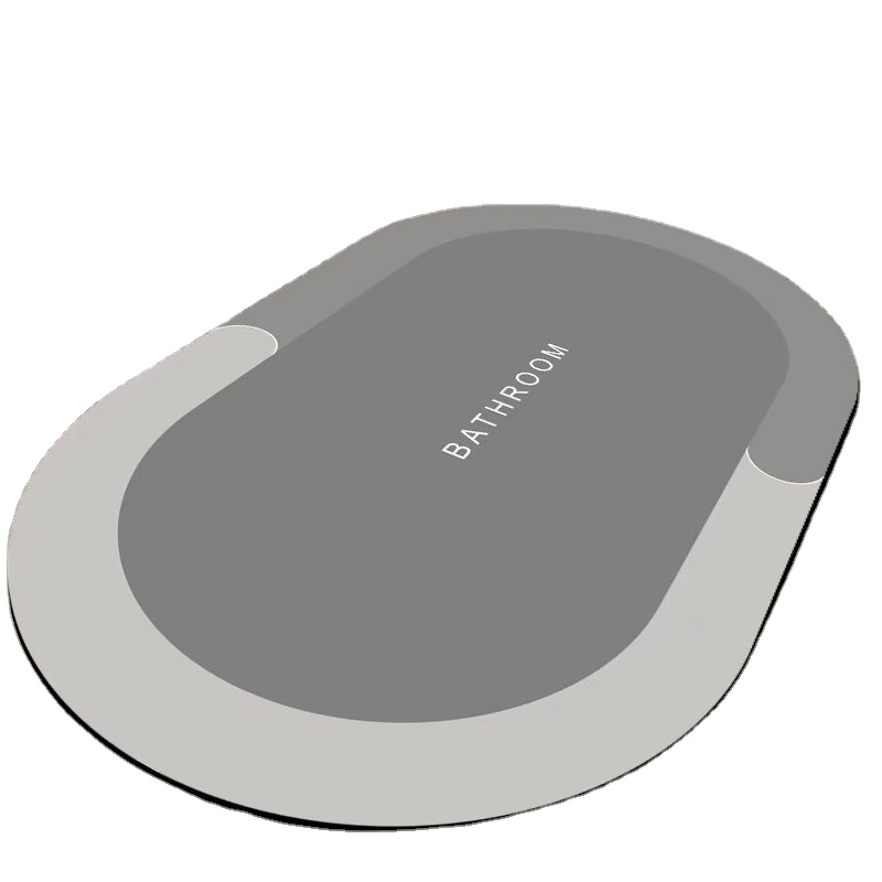 Быстросохнущий абсорбирующий напольный дверной коврик, нескользящий ковер для ванной комнаты