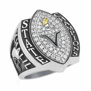 热卖定制摔跤冠军戒指运动队奖制造合金CMA认证公主切割直接中国制造商 - Product Image 5