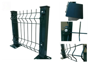 Clôture en <span class=keywords><strong>treillis</strong></span> métallique 3D en fer <span class=keywords><strong>de</strong></span> haute qualité, traitée thermiquement, revêtue <span class=keywords><strong>de</strong></span> PVC, écologique, résistante à la corrosion, portails <span class=keywords><strong>de</strong></span> 6 pieds - Product Image 5