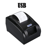 Printer Resi termal USB 58MM POS nirkabel murah dengan kompatibilitas cetak stiker Supermarket antarmuka WiFi