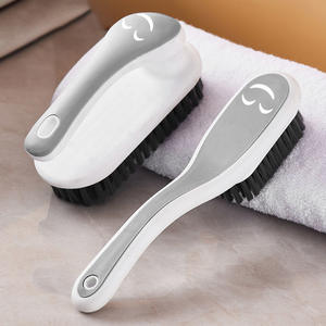 Ensemble de brosses à linge bicolores avec poils en nylon, brosse de nettoyage ménager avec boucle de suspension pour chaussures et vêtements - Product Image 4