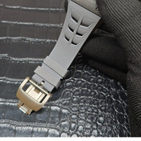 Montre homme de luxe haut de gamme, neuve, personnalisée, livraison rapide, en fibre de carbone noire, 35-02, sportive, automatique, mécanique