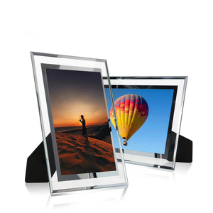 Cadre photo en verre cristal A4 6 pouces personnalisé en usine, cadre créatif pour certificat, mariage, fête, présentation - Product Image 5
