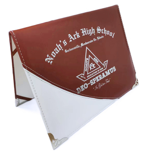 Cubierta de cuero de Pu para pasaporte, cubierta de doble pliegue <span class=keywords><strong>A4</strong></span> personalizada de 8,5x11 pulgadas, para graduación, certificado suave, tarjetero - Product Image 1