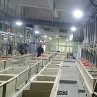 Ligne de galvanisation multi-stations à grande vitesse pour plaqué or, argent et nickel, type baril, installation d'électrolyse entièrement automatique