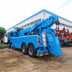 Nouveau camion de dépannage HOWO 8x4 12 roues diesel manuel à conduite à gauche 25 tonnes, avec rotateur 30 tonnes pour remorquage routier - Product Image 1