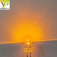 Tête de paille Led 5mm 4.8mm Diodes Led Rouge Vert Bleu Jaune Blanc Orange RGB avec lentille claire de l'eau Lentille diffuse laiteuse 1000pcs
