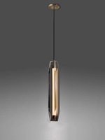 Lustre LED Postmoderne de Chevet avec Surface en Fer et Cristal, Éclairage de Luxe à Fixation Murale pour Salle à Manger et Bar