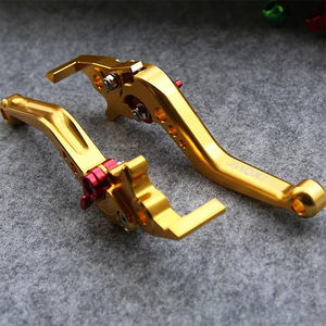 Mango de freno de bicicleta de aluminio mecanizado CNC, alambre de acero inoxidable, Pedal EDM, palanca de bocina de manillar para motocicleta, freno Premium - Product Image 5