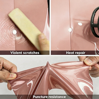 Película de PVC Reutilizable de Larga Duración para Protección de Pintura de Automóviles, Resistente a los Rayos UV, con Baja Transmisión de Luz, para Carrocería de Vehículos
