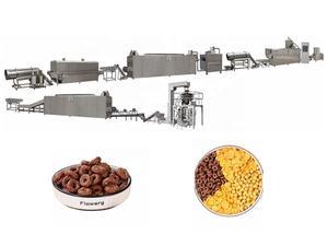 Machine de fabrication automatique de flocons de maïs 200 kg/h Machine de fabrication de céréales de petit déjeuner <span class=keywords><strong>Kelloggs</strong></span> - Product Image 5