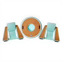 Équipement de jeu d'eau d'été Offres Spéciales chaise flottante gonflable de l'eau chaise de hangout plate-forme de bain avec Eva teck